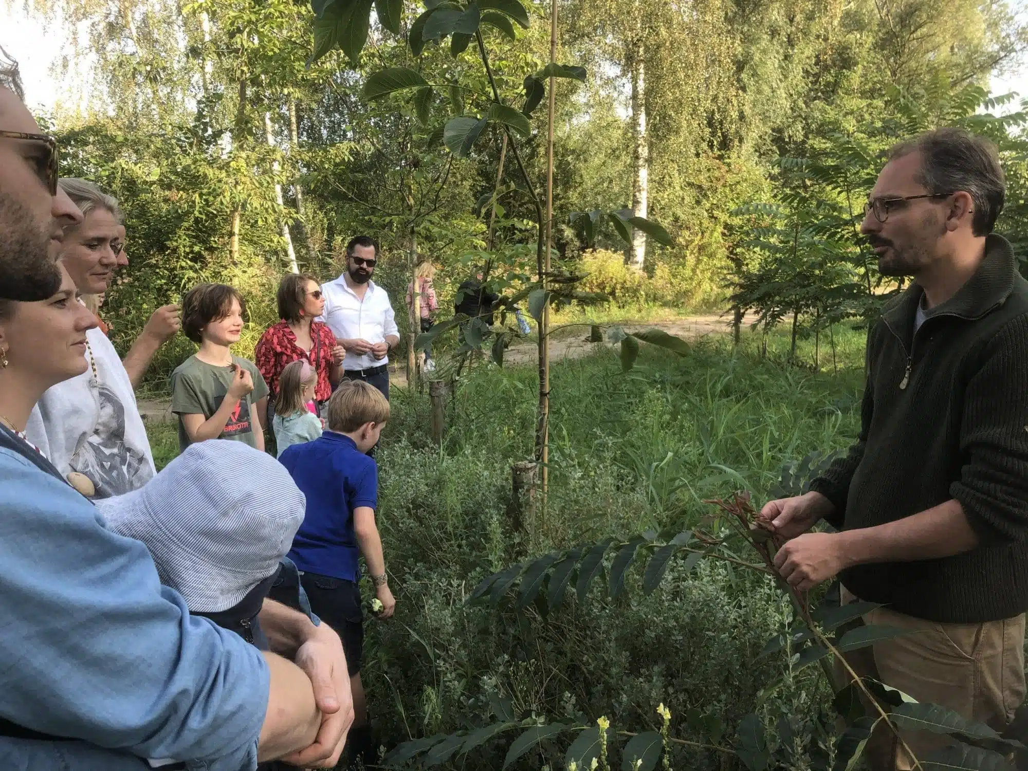 Xavier San Giorgi rondleiding expeditie Familiedag Utopia Eiland Weerwoud